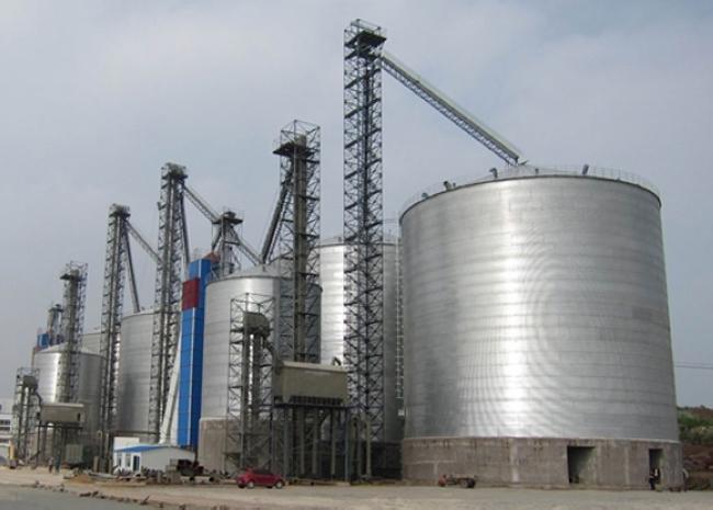 清丰大型钢板库构造参数及水泥储存质量